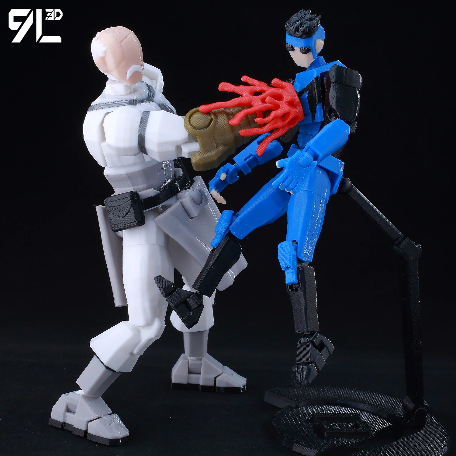 9L3D Titan Dummy13 3D-gedrucktes Spielzeug Conquer VS Invincible Sammlerstück Multi Jointed Actionfigur Superman Goku Dekompressionsspielzeug