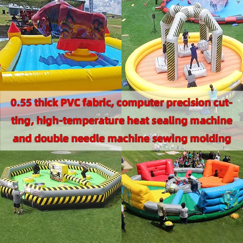 Family Gathering Outdoor Amusement Equipment Inflatable Bounce Machine Parent-child Sports Meet Game Props Hour Hand Turntable