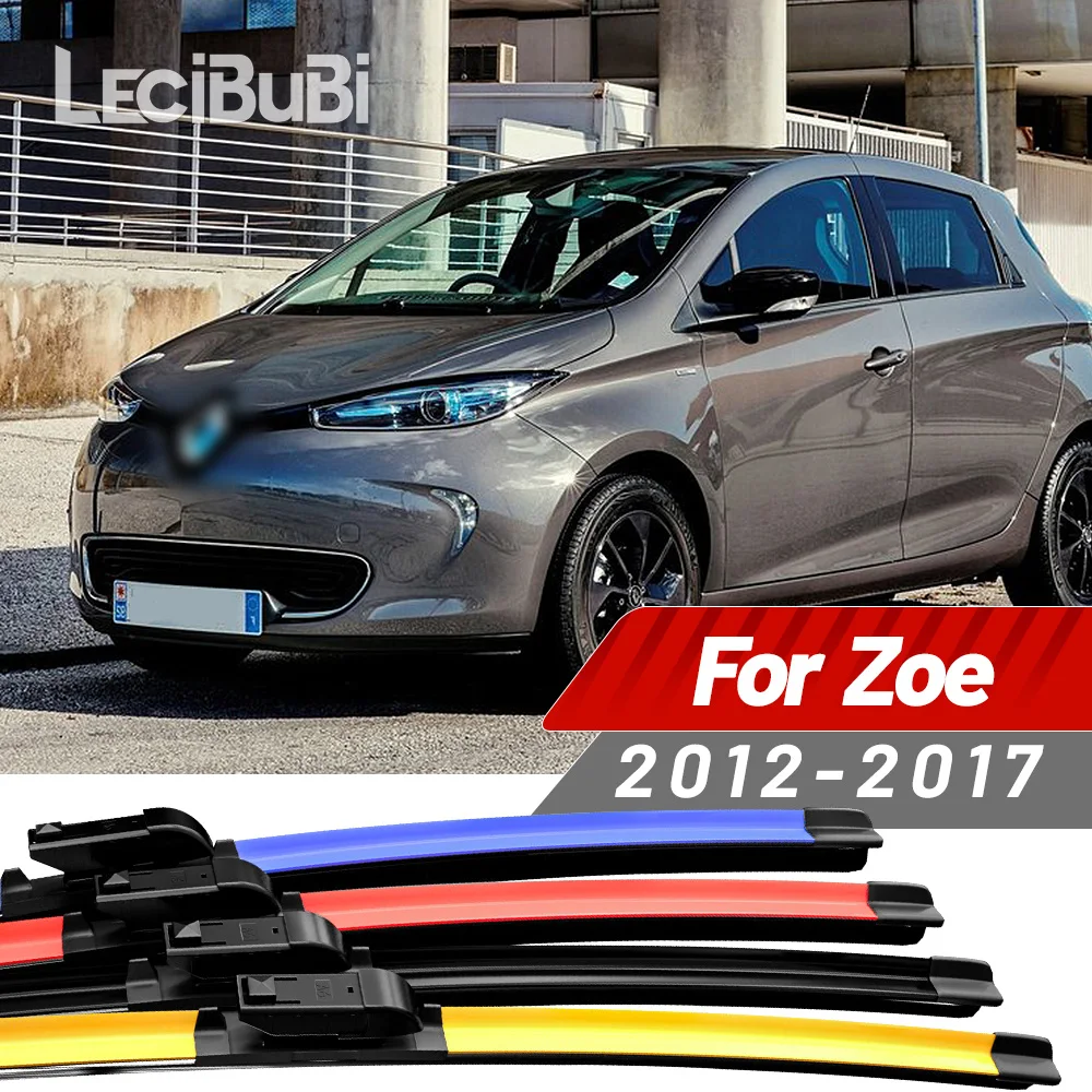 2pcs For Renault Zoe 2012-2017 2013 2014 2015 2016 Front Windshield Wiper Blades Windscreen Wipers