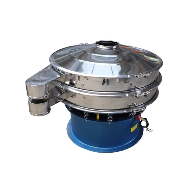 Small rotary classifier stainless steel food pharmaceutical chemical circular three-dimensional vibrating screen