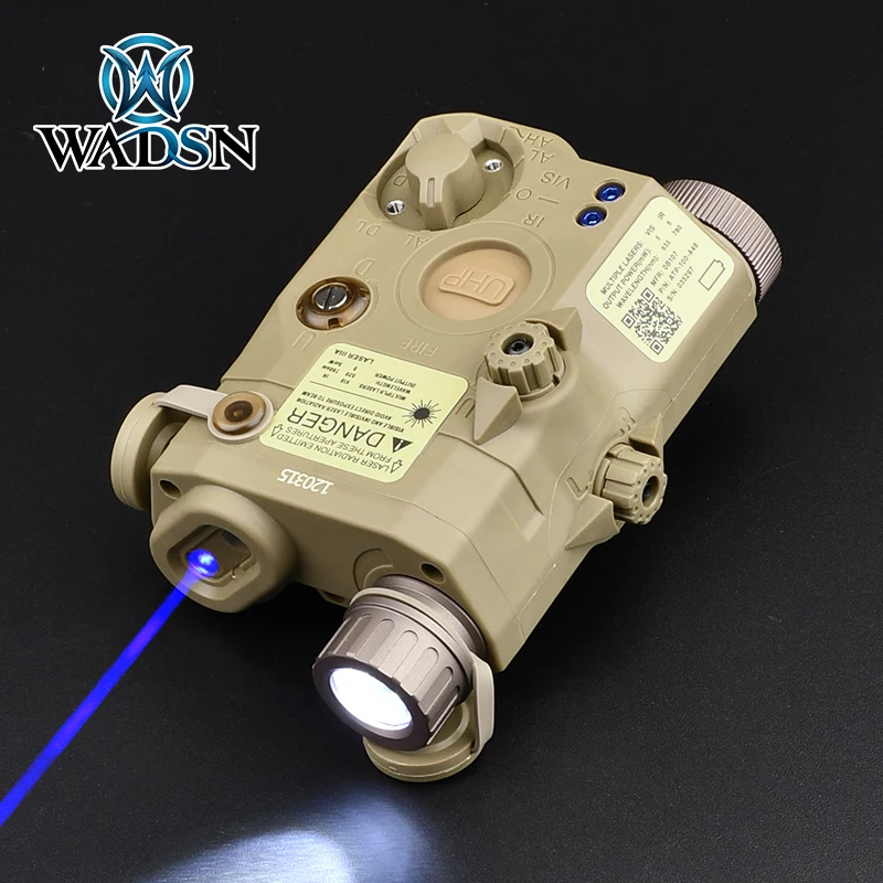 Imagem -05 - Wadsn-ponteiro Laser para Trilho Picatinny Ponto Vermelho Verde e Azul 20 mm Ar15 Acessórios Lanterna Peq 15 Peq15