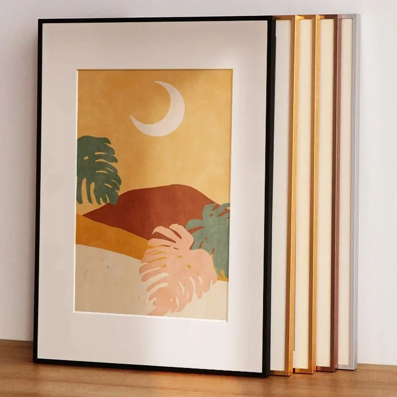 

Simplicity Creative Frame Ornament Gallery Display Gold Painting Picture Frame Photo Personalized Gift Marco Fotos Home Decor