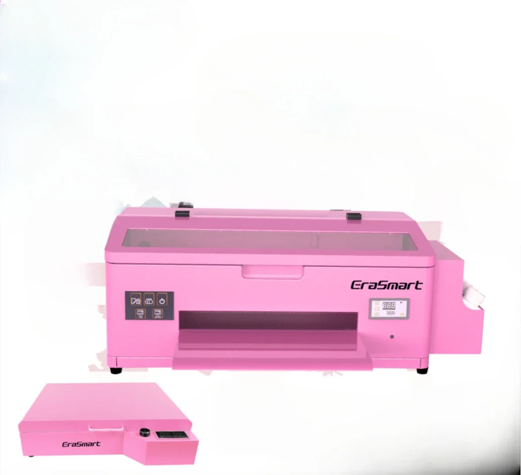 for Erasmart 13inch Clothes Business L1800 XP600 Ideas Heat Transfer Printing Pet Film  DTF Printing Machine DTF Printer A3