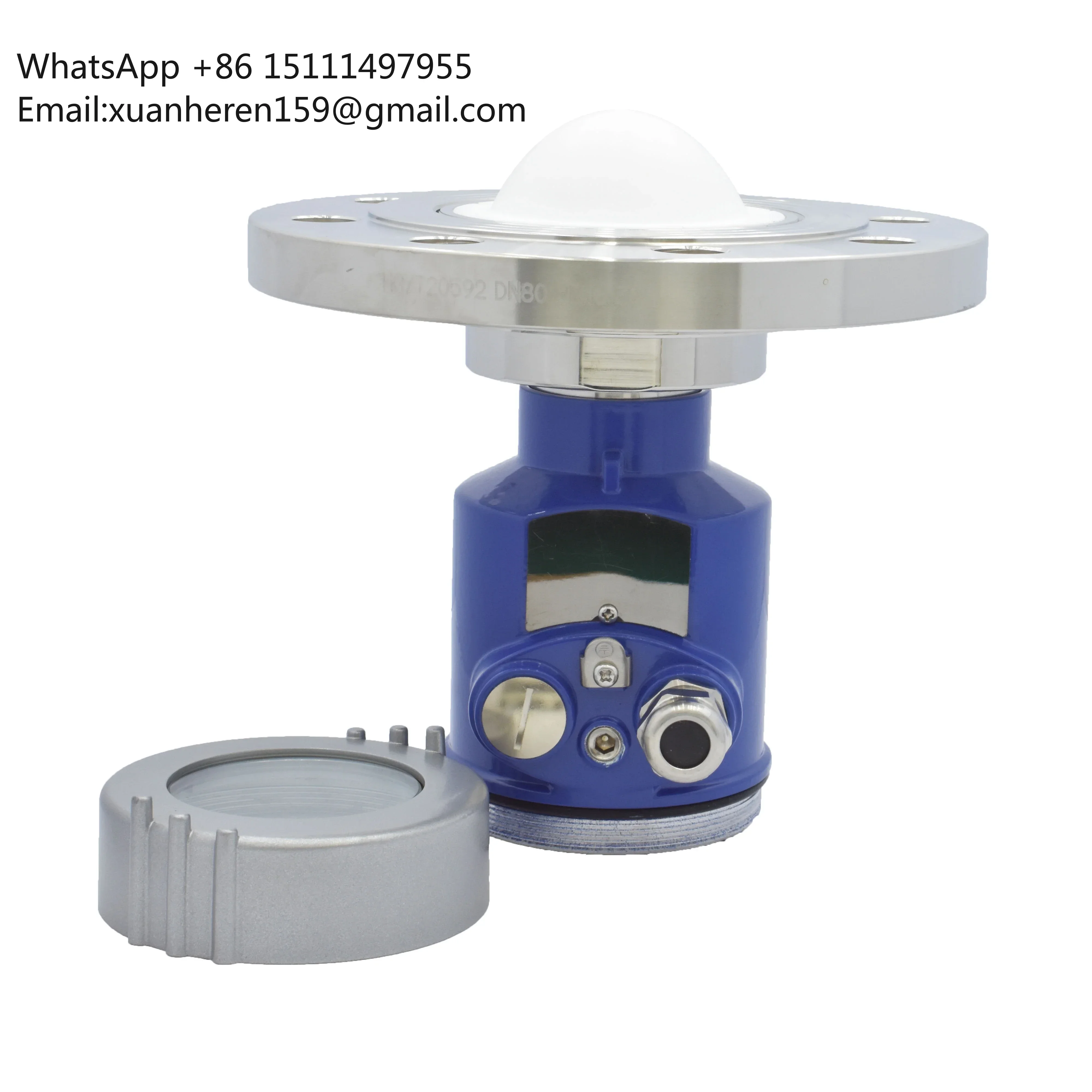 80GHz FM Marine Oil Radar Level Meter Liquid Solid Radar Level Sensor 4-20mA HART RS485