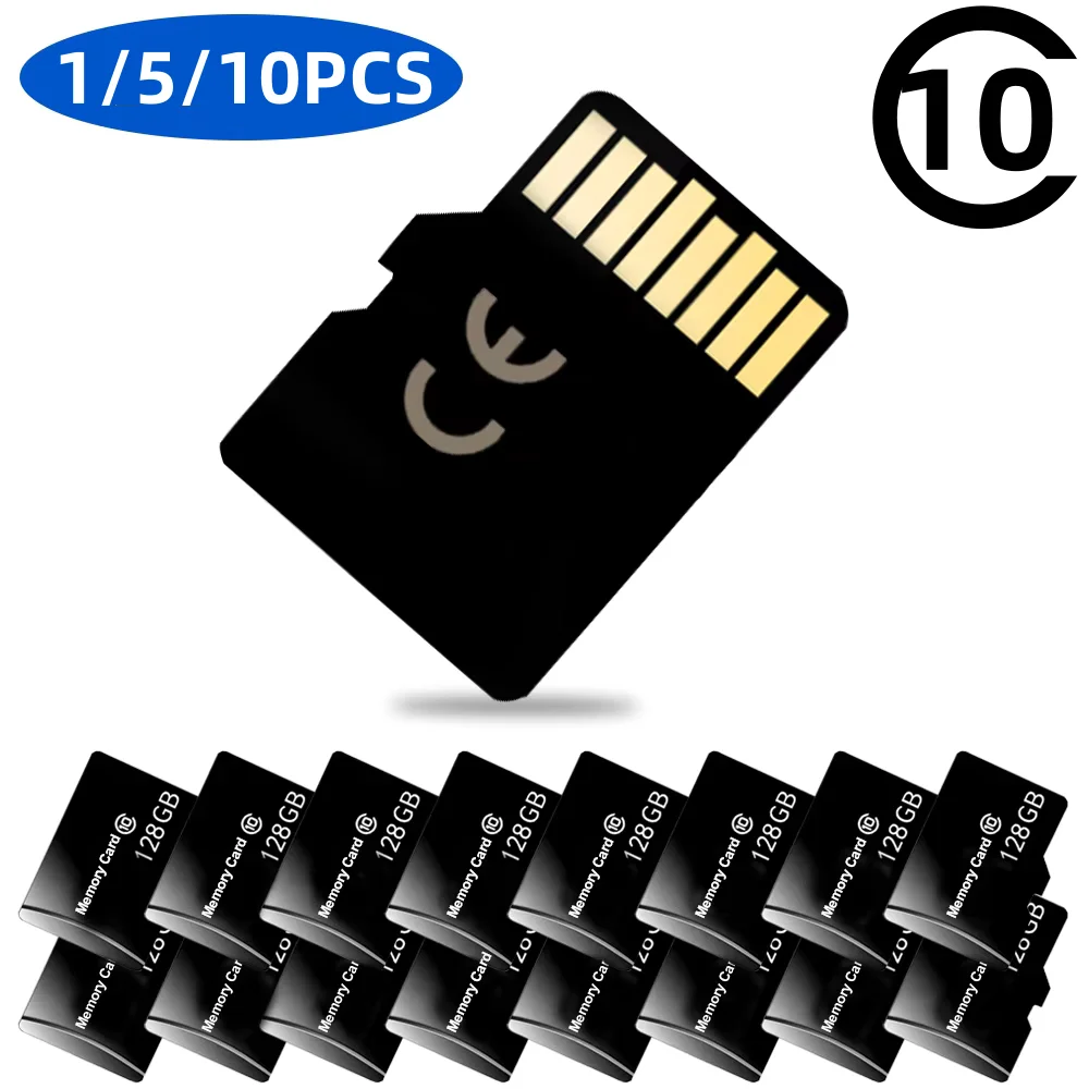 Wholesale 10 pcs TF SD card 64GB 32GB class10 high speed smart tf sd 16GB 8GB 4GB memory card for phone/PC/Camera/Dashcam