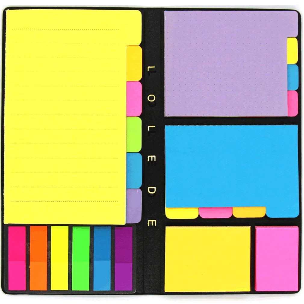 410 Sheets/Book Sticky Notes Creative Notepad Memo Pads Office School Stationery Adhesive Stickers Sticky Note Pads