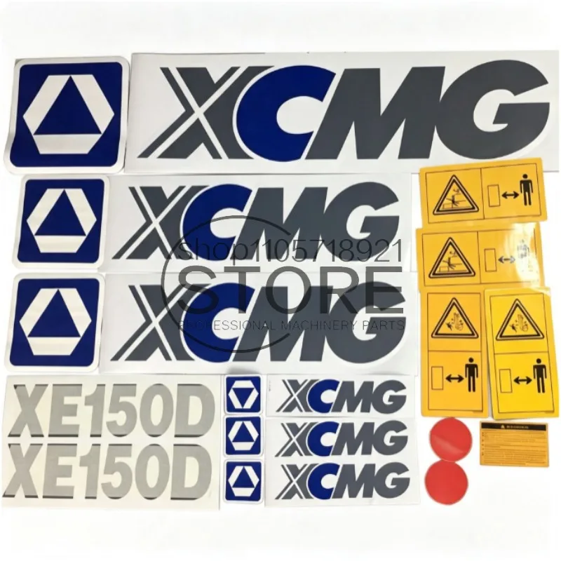 for-xcmg-excavator-warning-stickers-body-decals-labels-fit-xe60-xe75-xe155-xe215-xe335-da-dk