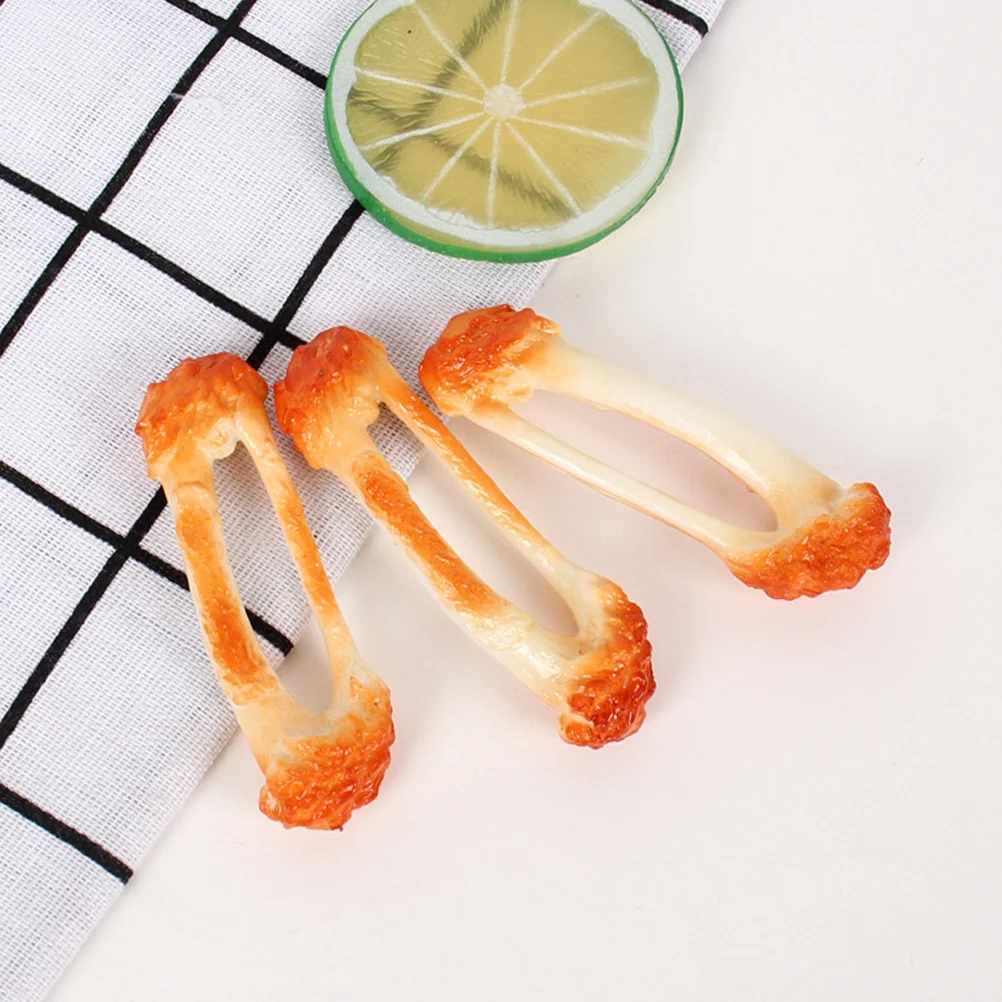 

3Pcs Realistic Simulation Chicken PVC Display Props Photography Food Decoration Ambiance Fake Food Model