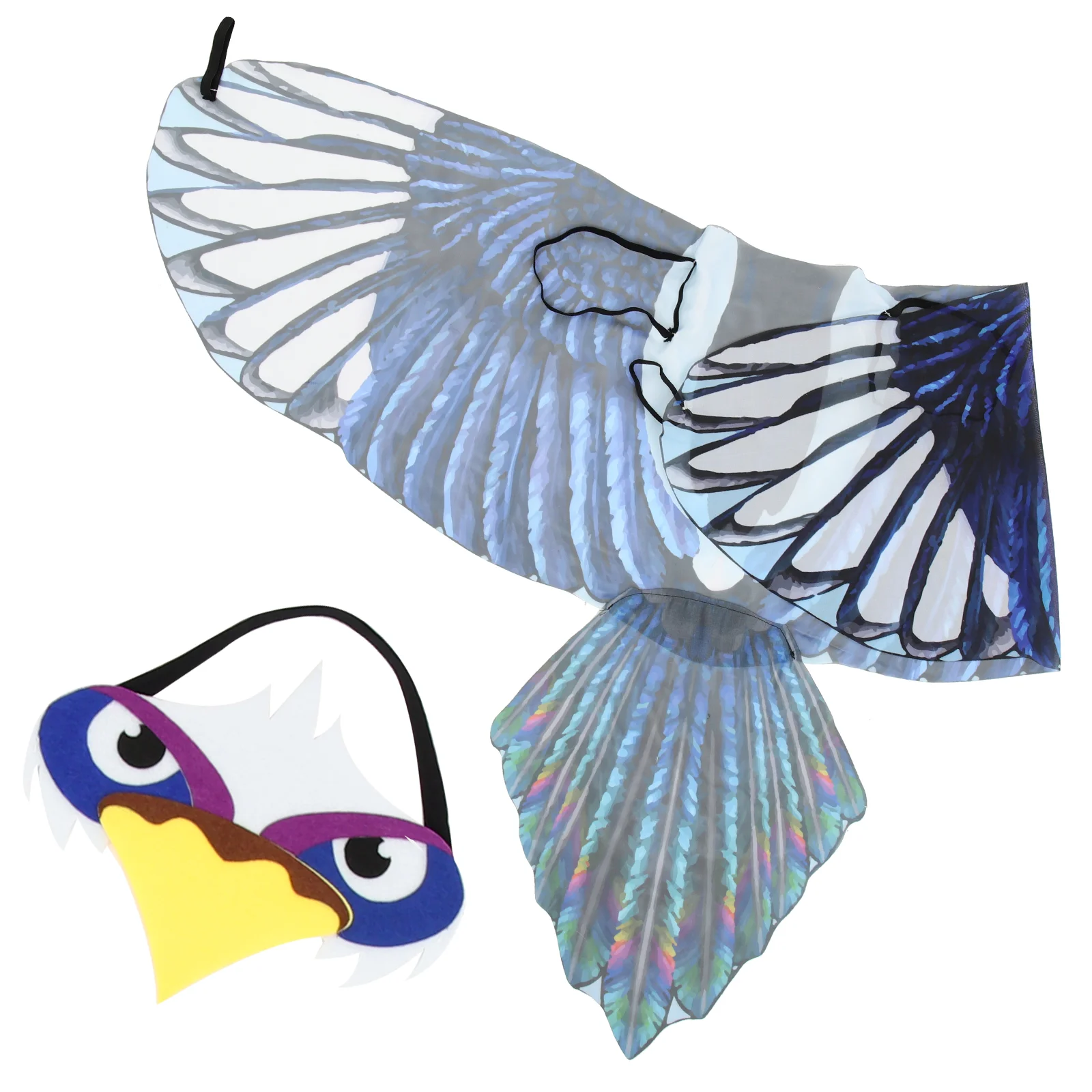 

Eagle Wings Kids Clothes Comfortable Chiffon Boy Cosplay Costume Child Prop Party Wing-shaped Adornment