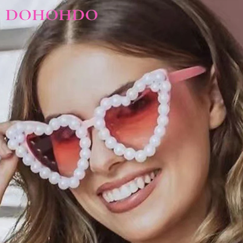 

Vintage Sexy Designer Heart Shape Sunglasses For Women Luxury Trendy Female Sun Glasses Party Travel Eyewear UV400 Gafas De Sol