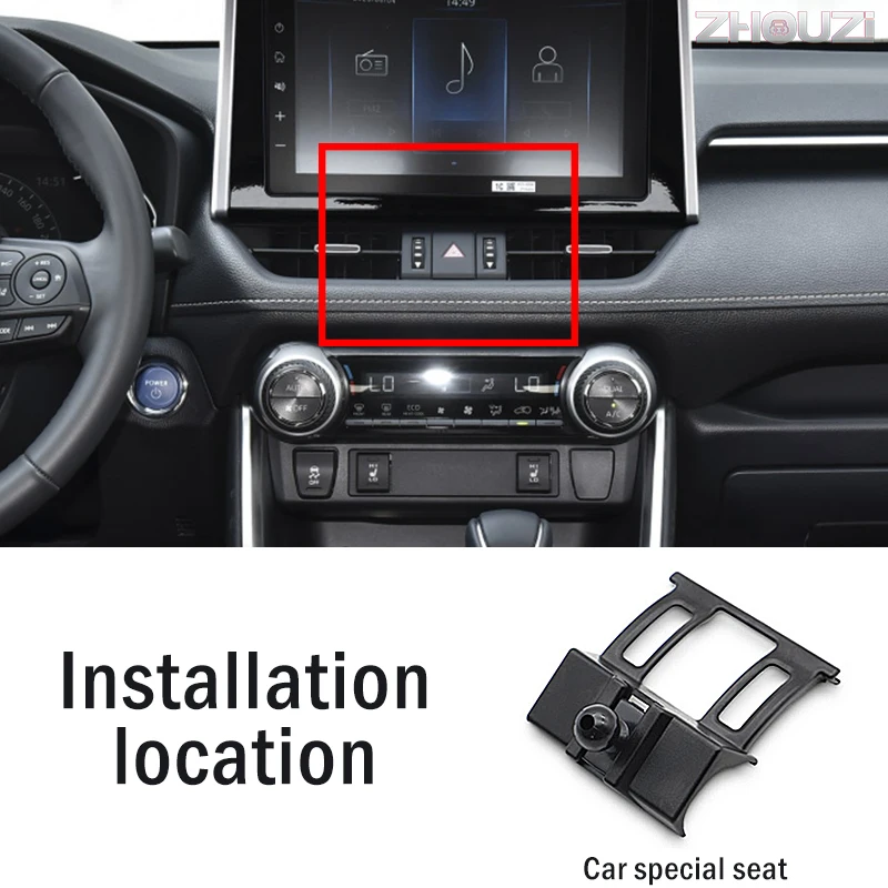 Car Mobile Phone Holder For Toyota RAV4 Wildlander 2019 2020 Special Mounts GPS Stand Gravity Navigation Bracket Accessories