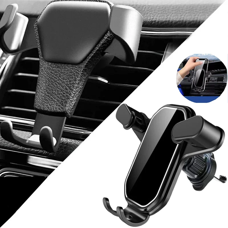 NEW Gravity Car Holder For Phone Air Vent Clip Mount Mobile Cell Stand Smartphone GPS Support For iPhone Mobile Phone