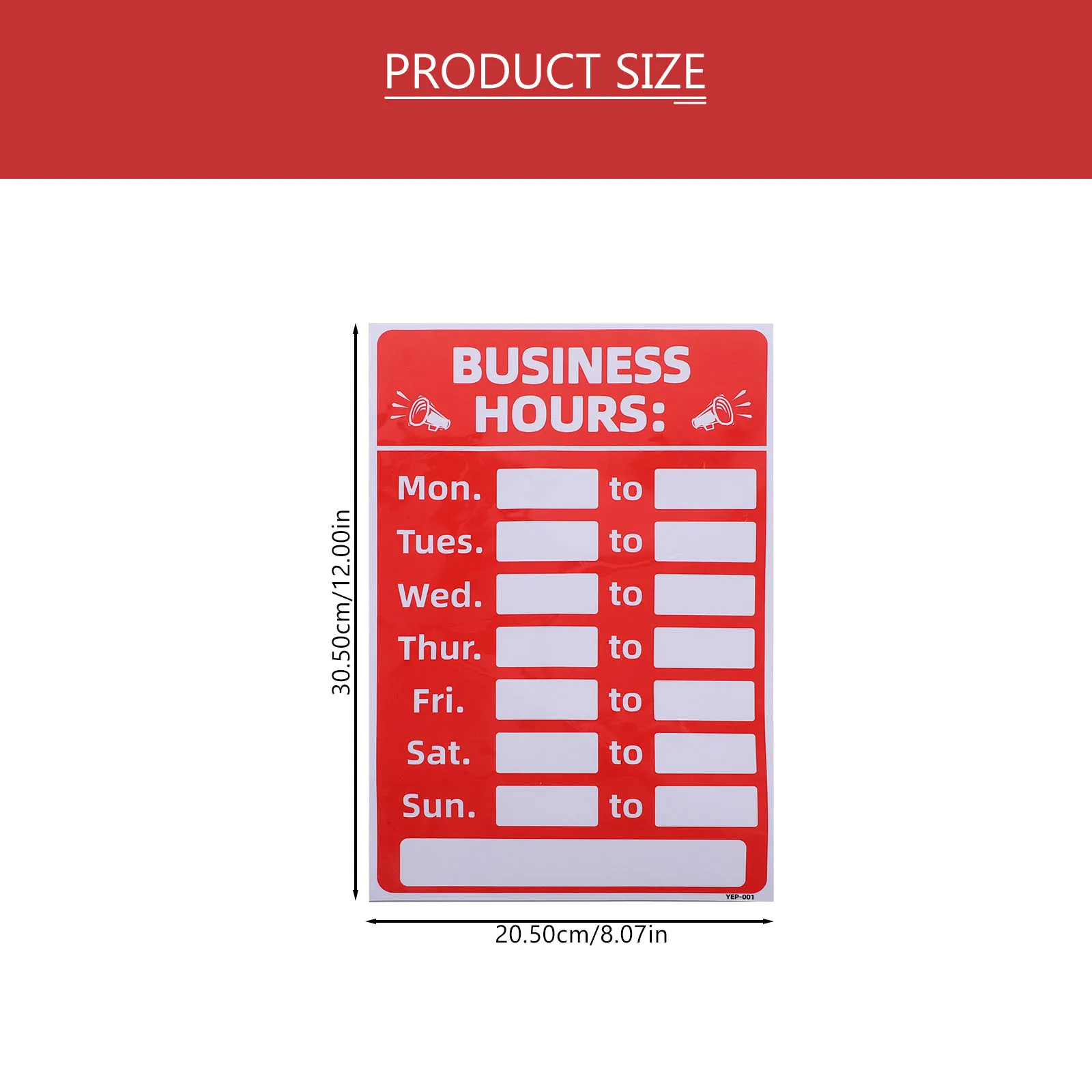 Знаки открытия, клейкие перезаписываемые наклейки для деловых часов, практичные для банковских пекарни, знак часов