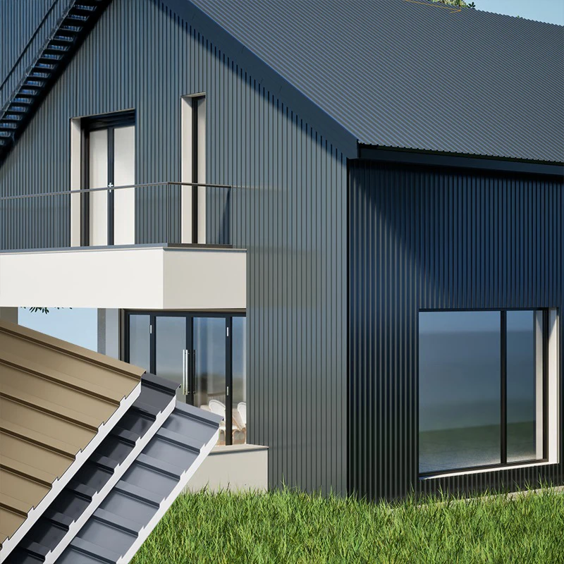 

Двухслойная изолированная панель на крыше Al Great Wall, водонепроницаемая солнечная комната/навес