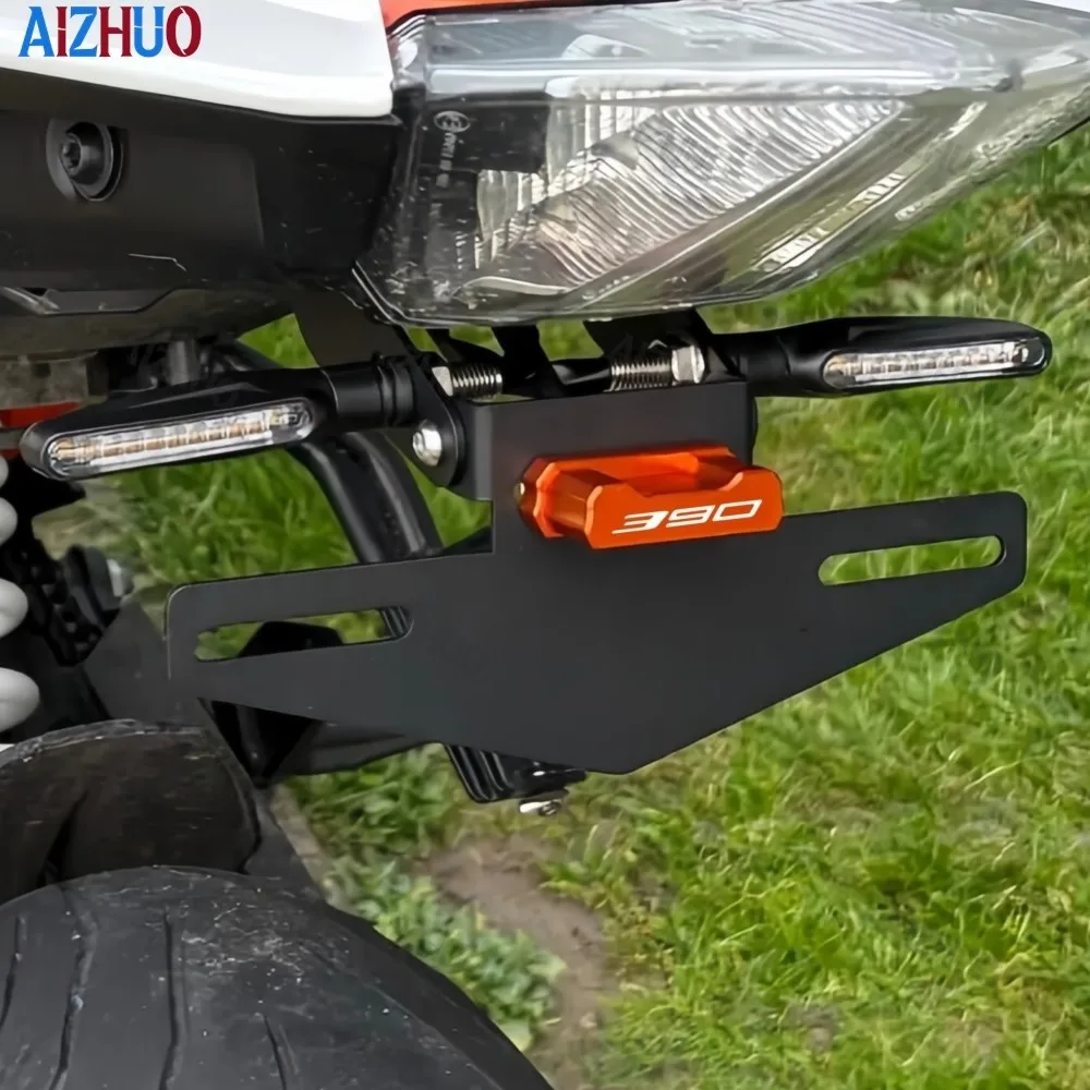 

For Duke 125 200 DUKE250 390 DUKE390 2011-2022 2023 Rear License Plate Holder Bracket with LED Fender Eliminator Kit Accessories