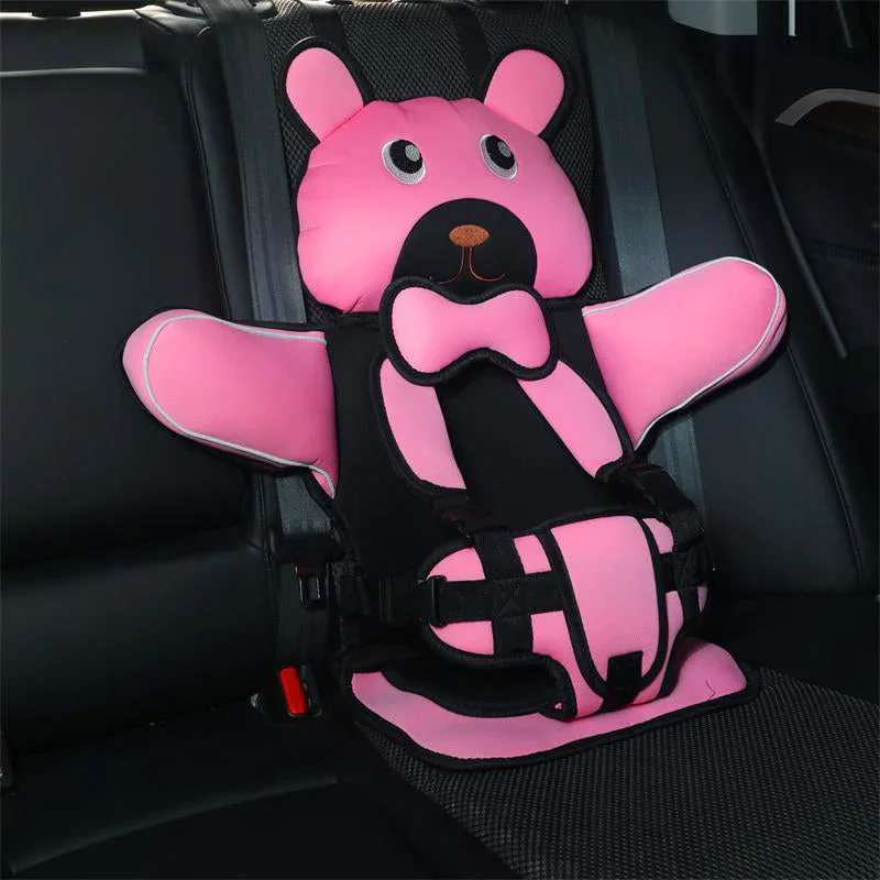 Children\'s Cartoon Portable Car Safety Seat for 1 To 12 Years Old Breathable Chairs Cushion Baby Safety Seat Mattress