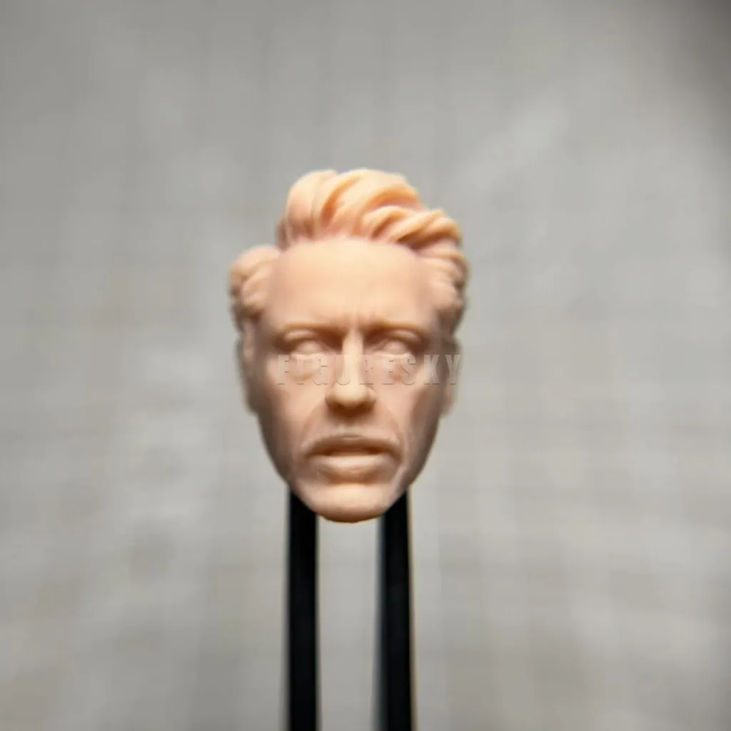 

HL1927 DIY Customized 1/18 1/12 1/10 Tony Tired Unpainted Head Sculpt for 3.75" 6" 7" Figure SHF ML Mafex Mez NECA Mcf