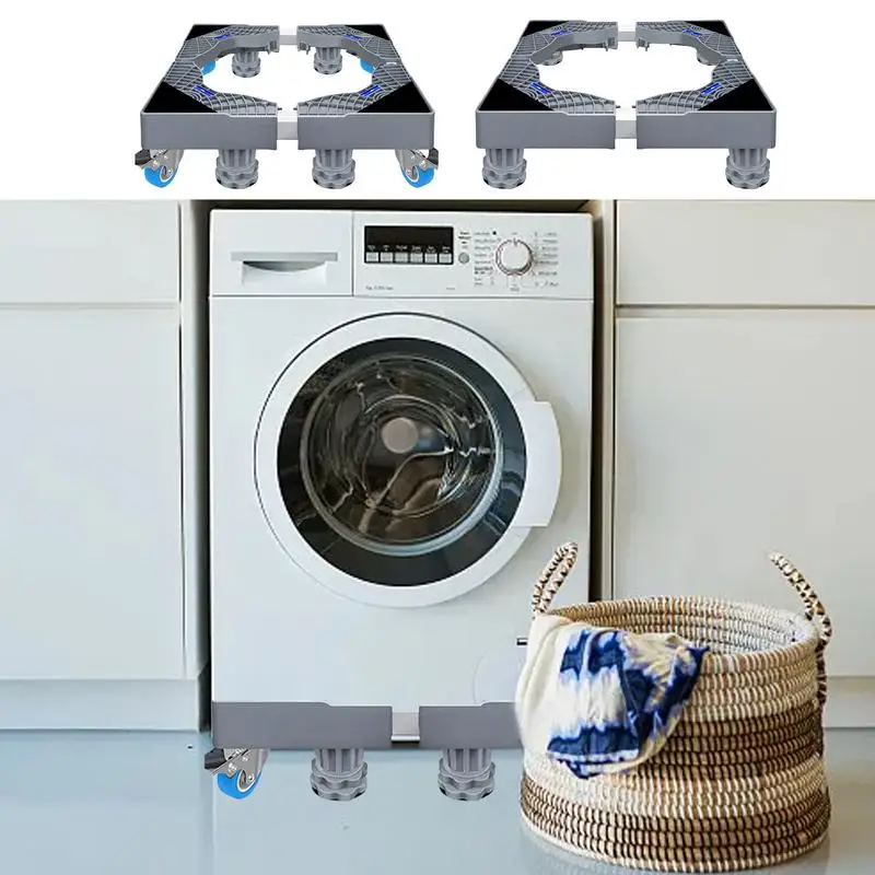 

Washing Machine Stand Lifting Fridge Base Multi-functional Adjustable StandLaundry Dryer Washer Refrigerator Pedestals For Home