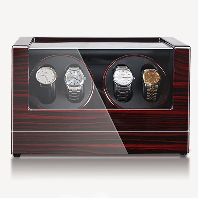 Silent Mechanism Movement Watch Winding Device Automatic Rotating Mechanical Watches Winders Men Wrist Watch Storage Boxes