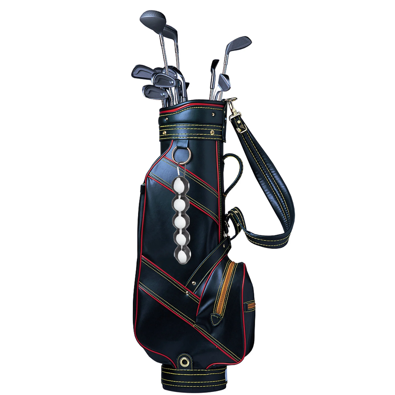 

Golf Holder Silicone Protector Elastic Golfs Golfs Ball Protector Ball Bag Sleeve Accessories For Men Portable Durable