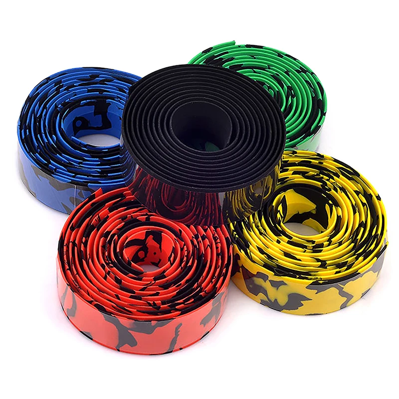 2PCS EVA Bicycle Handlebar Tape Cycling Mountain Bike Handle Belt Reflective Wrap Road Bike Belt With Bar Plugs view 3