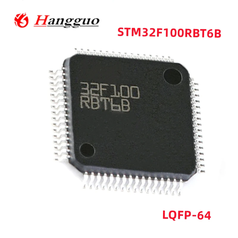 1-5PCS Original STM32F100RBT6B STM32F100RBT6 32F100 RBT6B LQFP-64 IC Chip