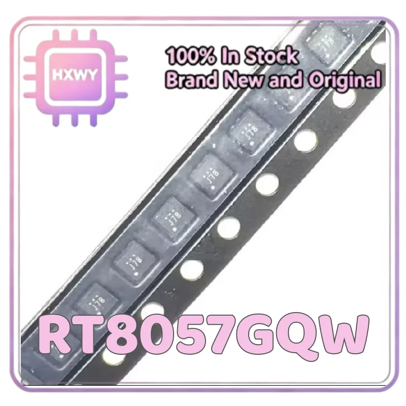 (10/50 pieces) RT8057GQW Switching Regulator IC Chip, Silkscreen J7* WDFN-6, Brand New Original