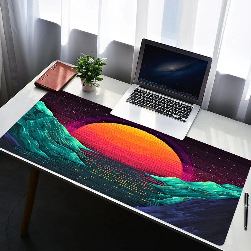 

Mouse Pad PC Non Slip Rubber Cartoon Mousepad Laptop Gamer Cabinet Keyboard Pad Office Computer Gaming Pixel Art Desk Mouse Mat