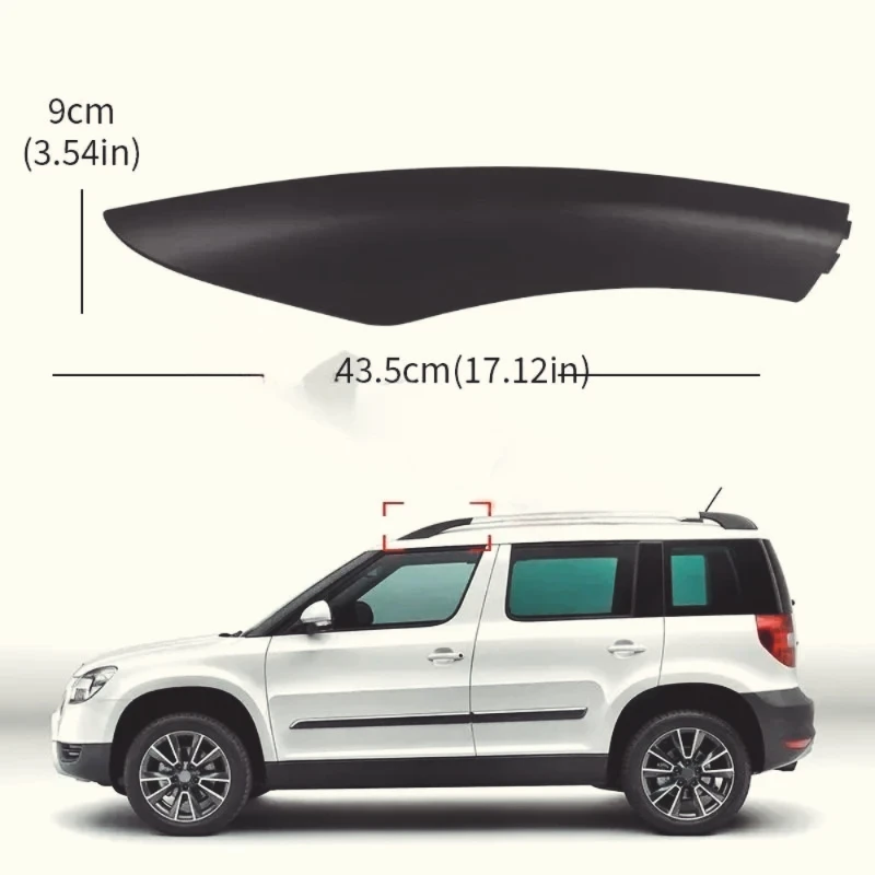 ZF=-S 5LD860150-GT5 para Skoda Yeti SUV 2009-2018 cubierta  portaequipajes  techo barra  equipaje cubierta final  riel 5