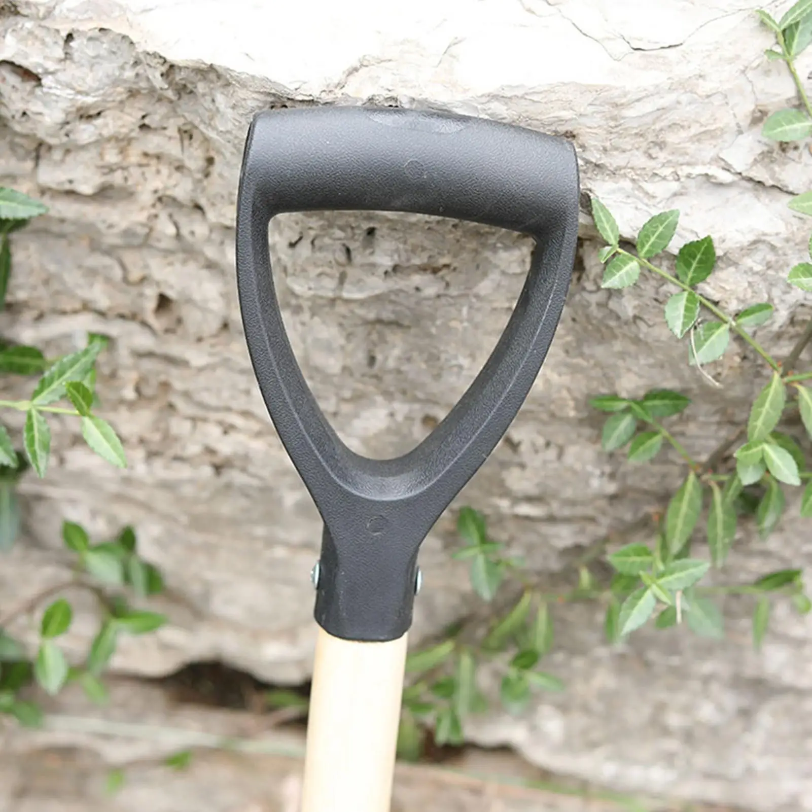 D Shape Shovel Handle Replacement Plastic Head T Handle Digging Scoop Grip Tool for Wooden Shaft Spade Gardening Farm Yard