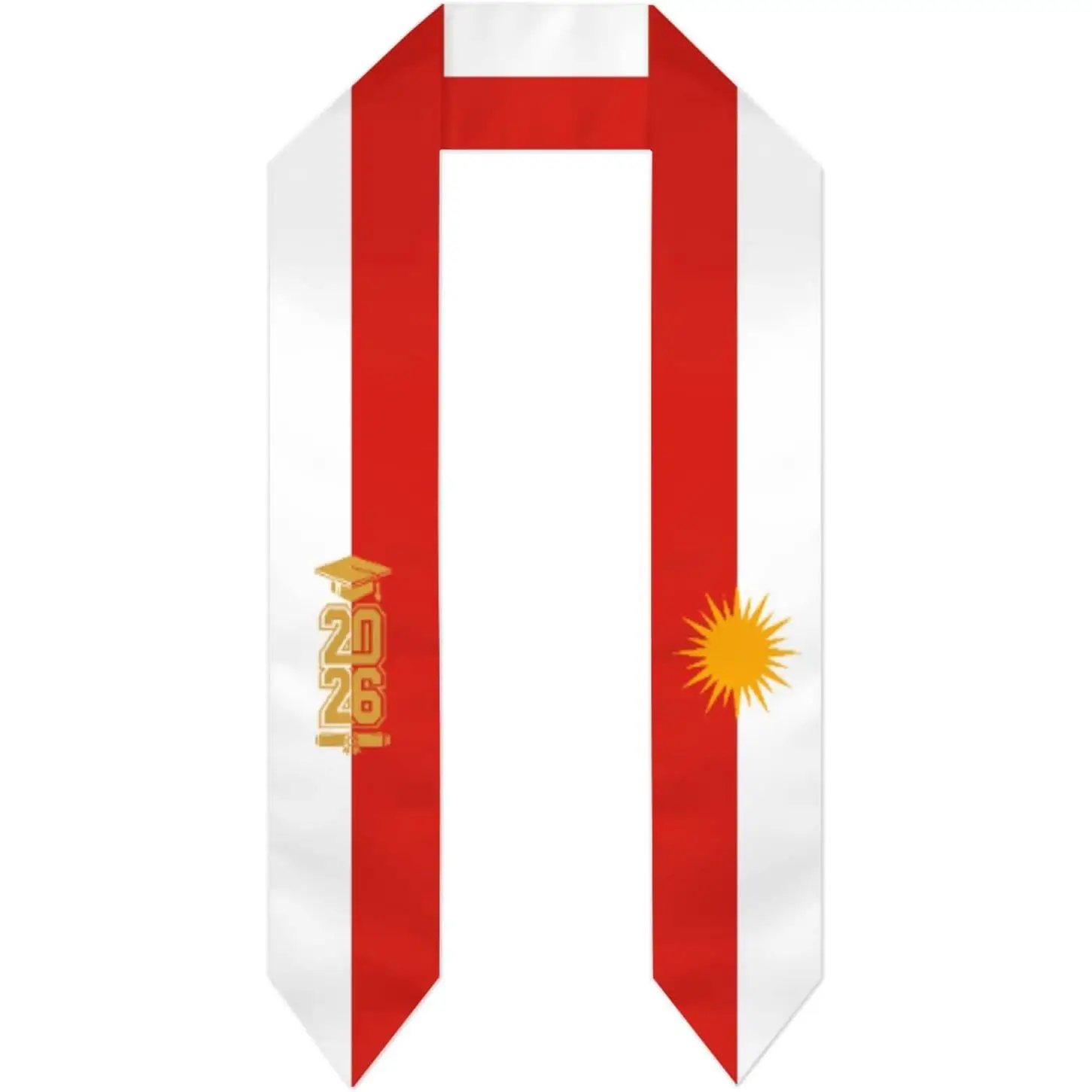 Class of 2026 Yezidi Flag Stoles Shawls Sash for Graduation Pride Cheers Women Men Accessories