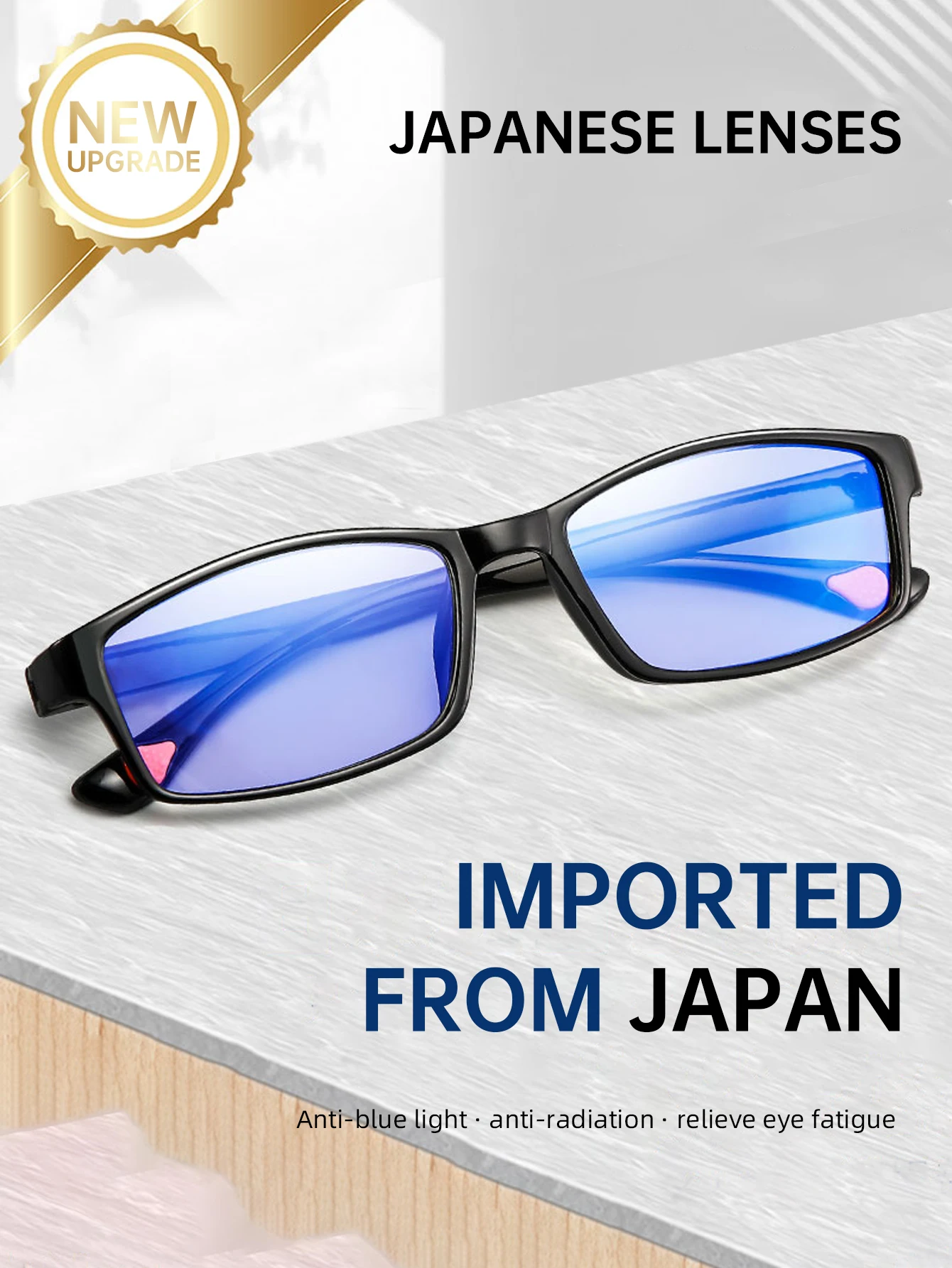 1PC Lesebrille +1,0~+4,0 Leichte Anti-Blaulicht-Brille – Detail 4