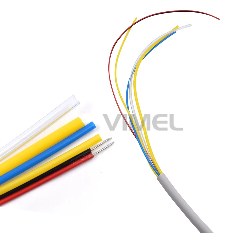 Dental Optical Fiber Silicone Tube for Dental Chair Spare Parts Dental Handpiece Tubing  6hole Hose