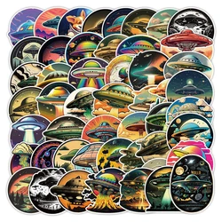 10/30/50PCS Cartoon Alien UFO Aviation Space Star Sticker DIY Laptop Skateboard Guitar Phone Waterproof Sticker Kids Toy Gifts