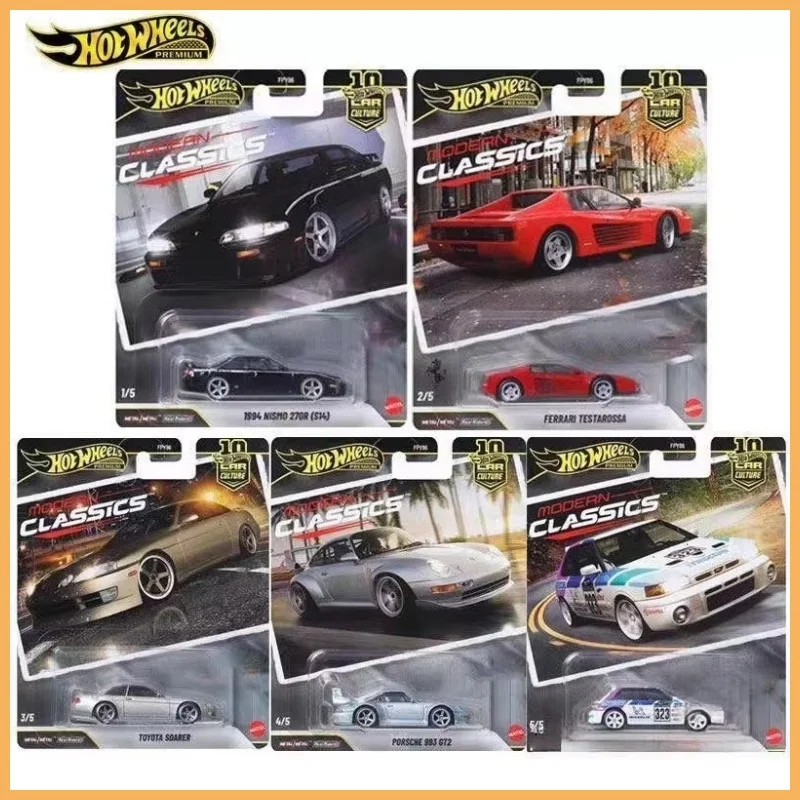 

Новые оригинальные коллекционные модели Hot Wheels 1/64: Ferrari Testarossa и Porsche 993 GT2 из серии Car Culture Fpy86, литые под давлением, из сплава.