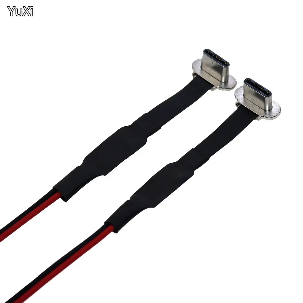 YUXI Type-C 3Pin Wireless Charging FPC with R1 Resistor Welding Wire Flat Cable Male Cable Charging Wire Extention For Phone