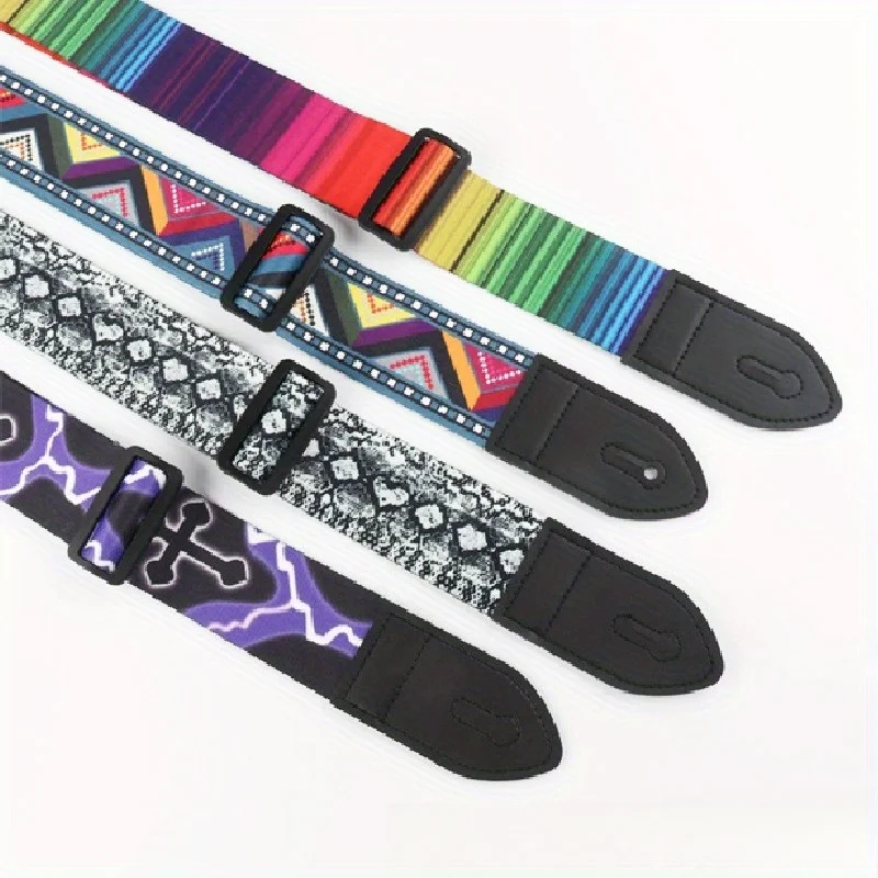 New versatile shoulder strap, guitar strap, leather strap, cool style, 5cm wide, thickened shoulder strap