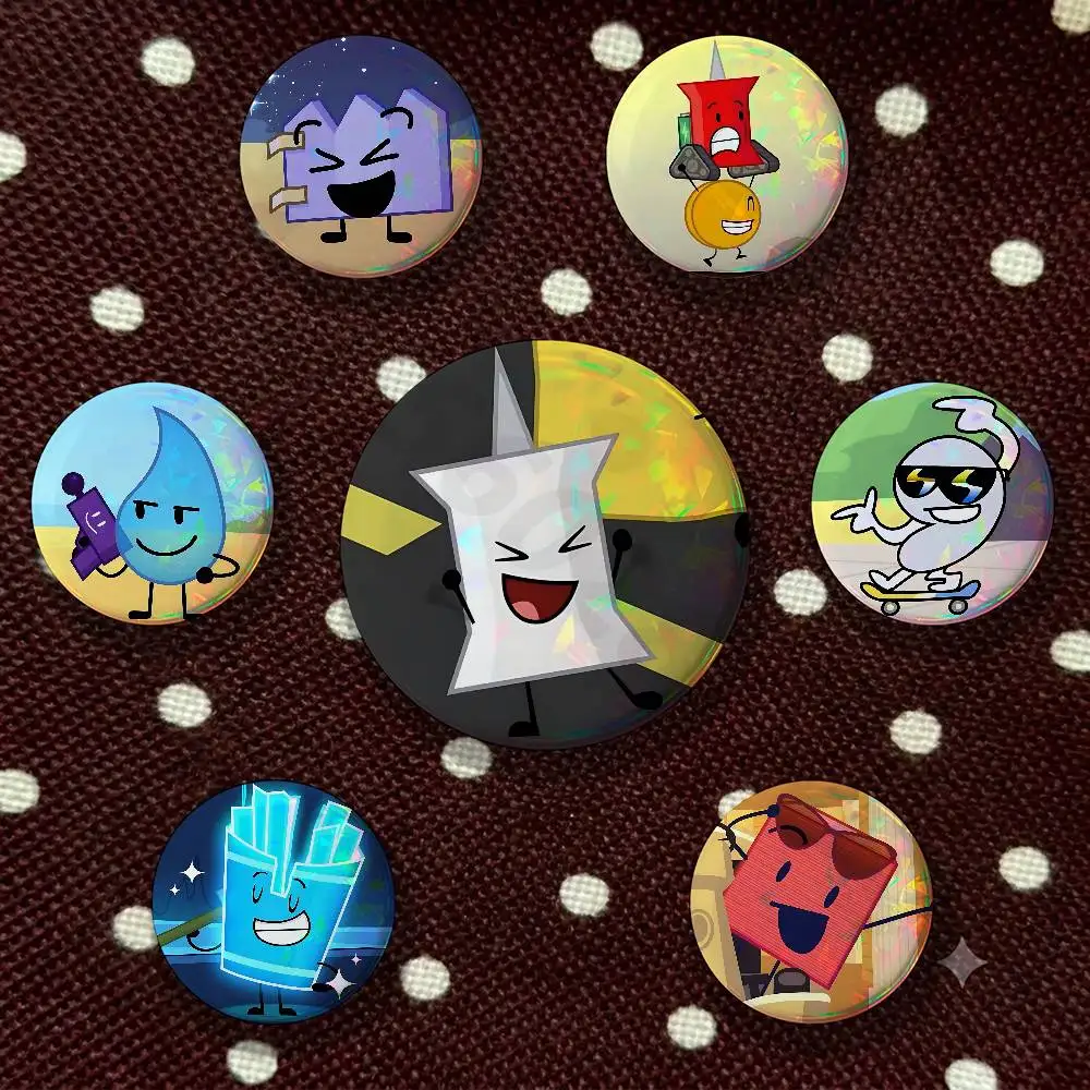 B-Bfdi Battle 58mm Badge Brooches on Backpack Clothes Handmade Round Enamel Pins for Jewelry