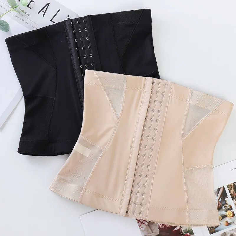 Корректирующий пояс для коррекции фигуры, дышащий пояс из ледяного шелка для похудения для упражнений на уменьшение живота