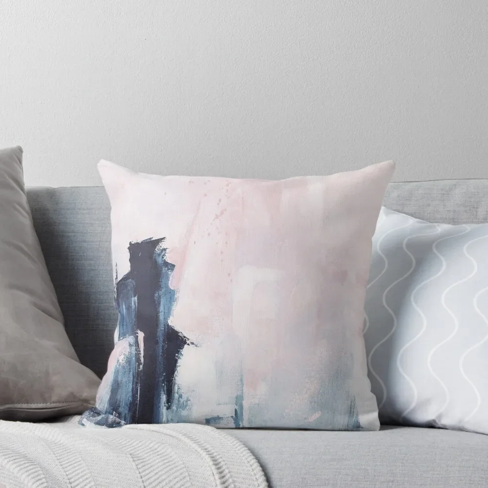pink and navy 1 Throw Pillow Pillow Cover autumn pillowcase pillow