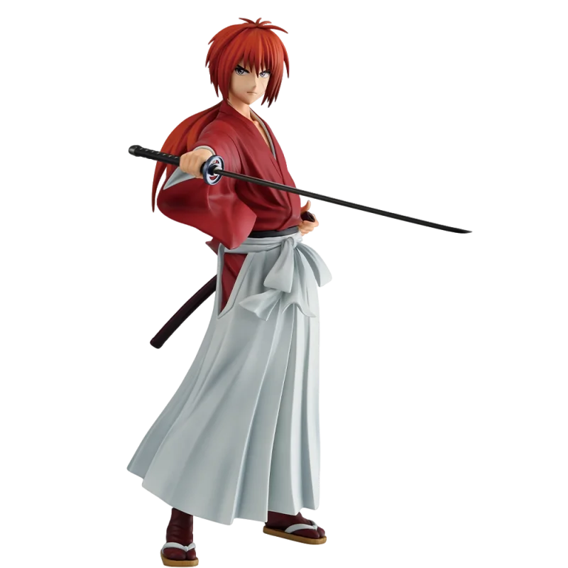 재고 있음 오리지널 Ichiban Kuji Rurouni Kenshin 히무라 켄신 시시오 마코토 세타 소지로 애니메이션 피규어 모델 인형 장식품 선물