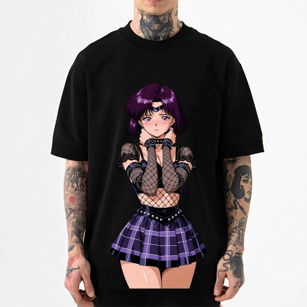 Sailor Moon Japanese Style Classic Tee High-quality Streetwear Men's Clothing and Women's Clothing  2026 Summer New T Shirt