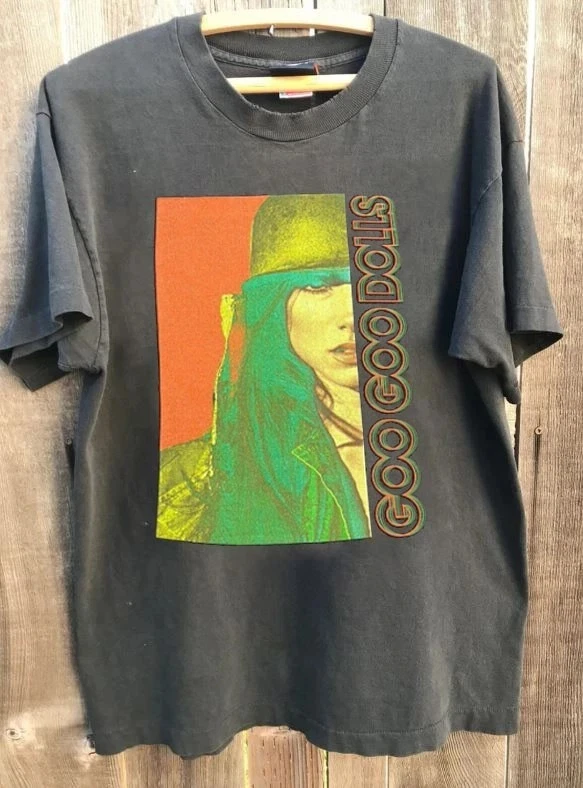 GOO GOO DOLLS Band Tour Graphic Charcoal Unisex Shirt Herren Damen Grafik T-Shirts Harajuku