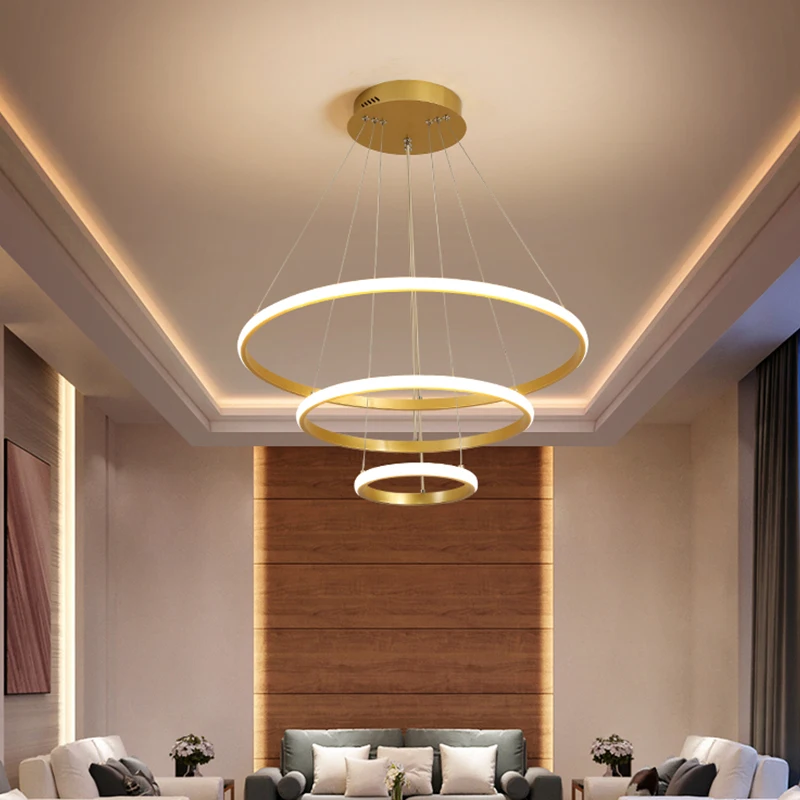 Lustre LED Plafond para Villa, Lustre de teto interior, Sala, Quarto