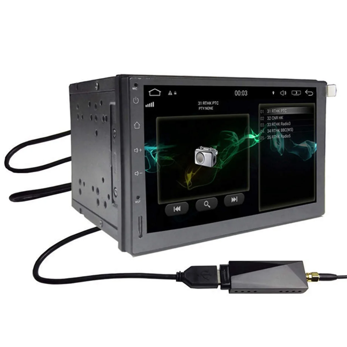 DAB/DAB+ Antenna with USB Adapter Universal Android Car Radio GPS Stereo Receiver DAB+ Signal Head Unit Player