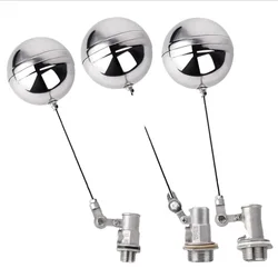 1 Set DN15 DN20 DN25 DN32 DN40 DN50 valvola a sfera galleggiante in acciaio inossidabile serbatoio acqua automatico ad alta pressione