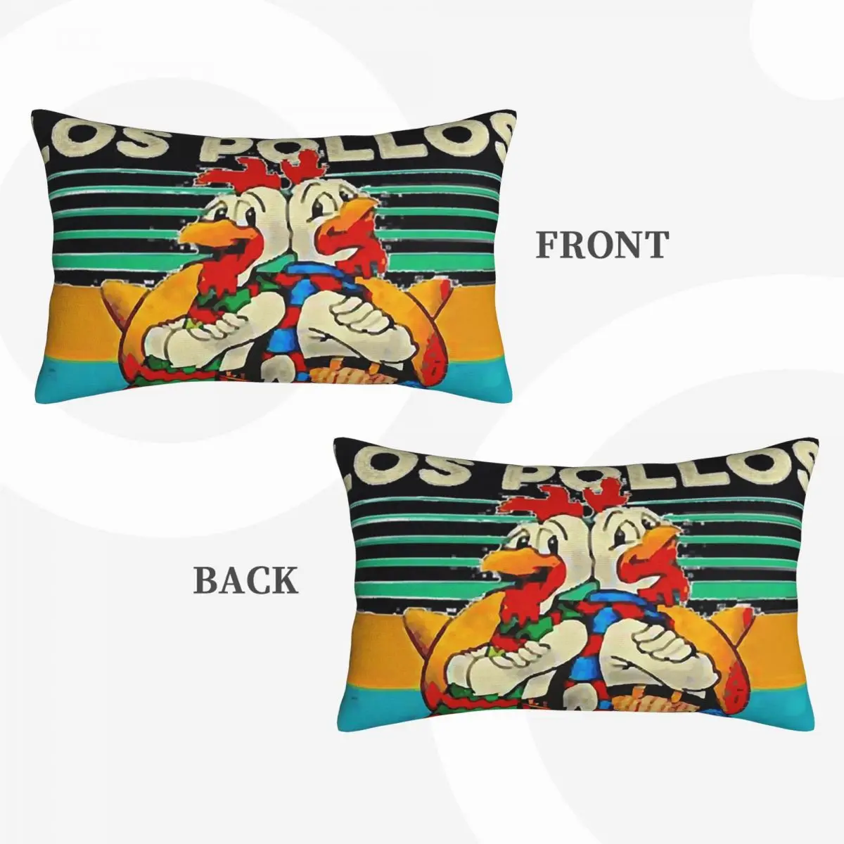 Breaking Bad Los Pollos Hermanos The Chicken Brothers Rectangle Pillowcase Cushion Cover Bedroom Bed Home Comfort Throw Pillow