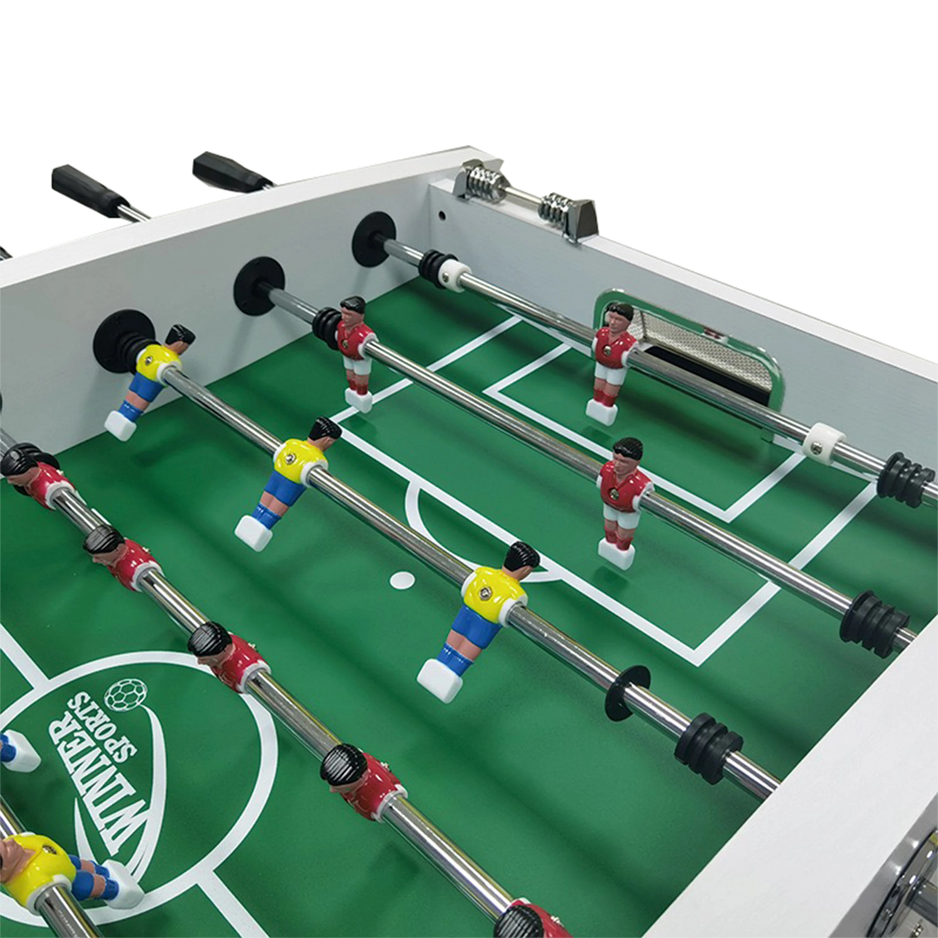 대형 인터랙티브 배틀 테이블 축구 8포스트 풋볼 테이블 장난감, 어린이 놀이용 듀얼 엔터테인먼트 머신