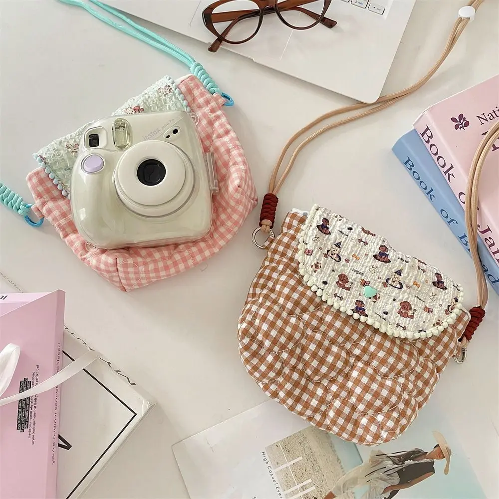 

Cartoon Camera Storage Bag Makeup Bag Multifunctional Cute Crossbody Bag Fresh Color Small Wallet Coin Purses Lipstick Case
