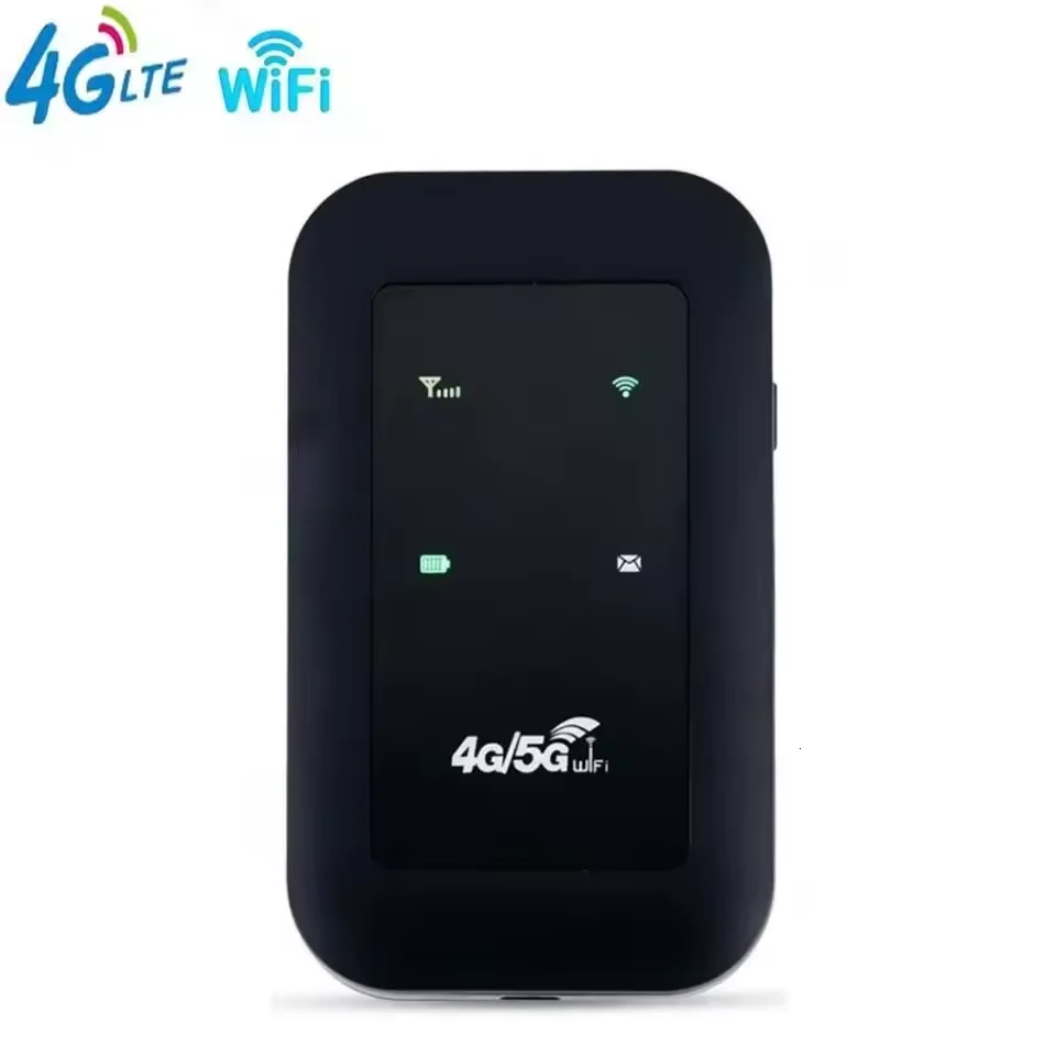 4G/5G Mobile WIFI Router 150Mbps 4G LTE Wireless Router 3100mA Portable Pocket MiFi Modem Mobile WiFi Hotspot with Sim Card Slot